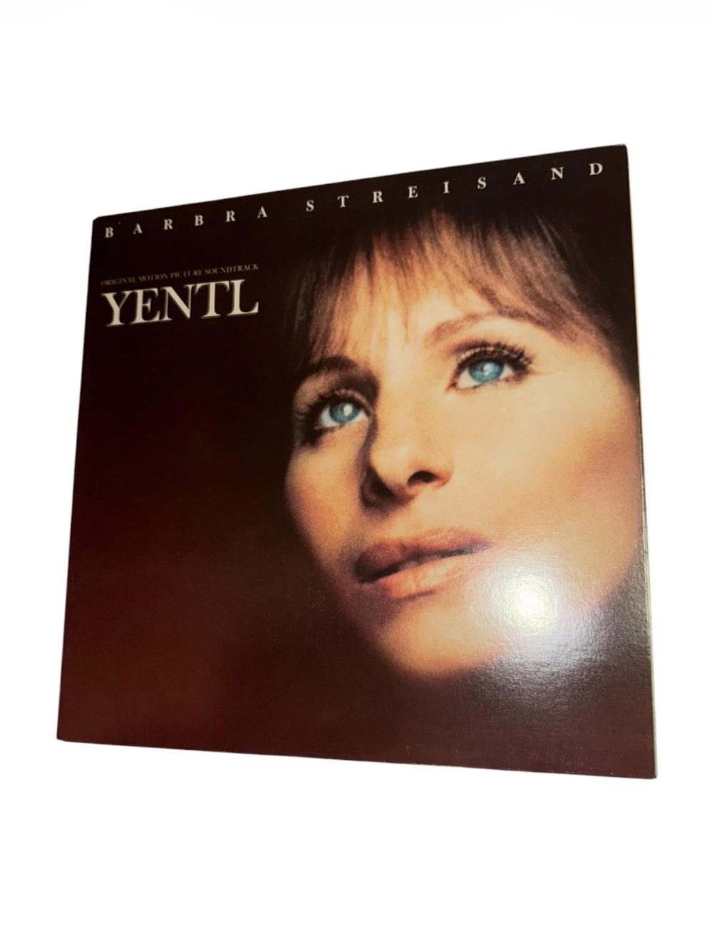 Barbra Streisand Yentl Vinyl LP - Brown Cover with Blue Eyes
